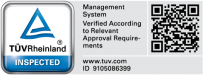 TUV Rheinland Certified